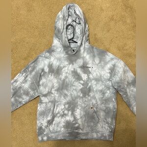YoungLA Tie-Dye Bulldog Rose Hoodie